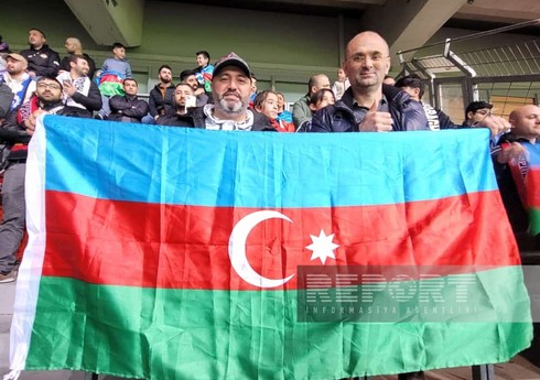 "Bayer 04" - "Qarabağ" oyununda Azərbaycan bayrağı - FOTOREPORTAJ