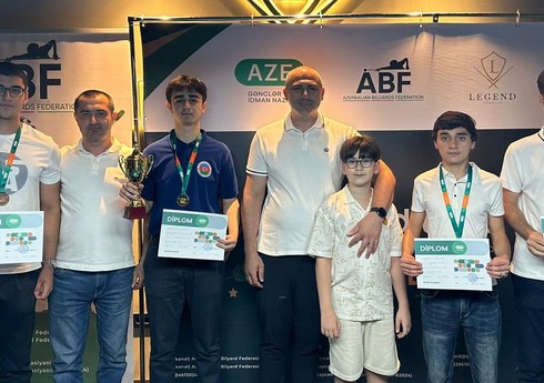 Bilyard üzrə Azərbaycan birinciliyinin qalibləri müəyyənləşib