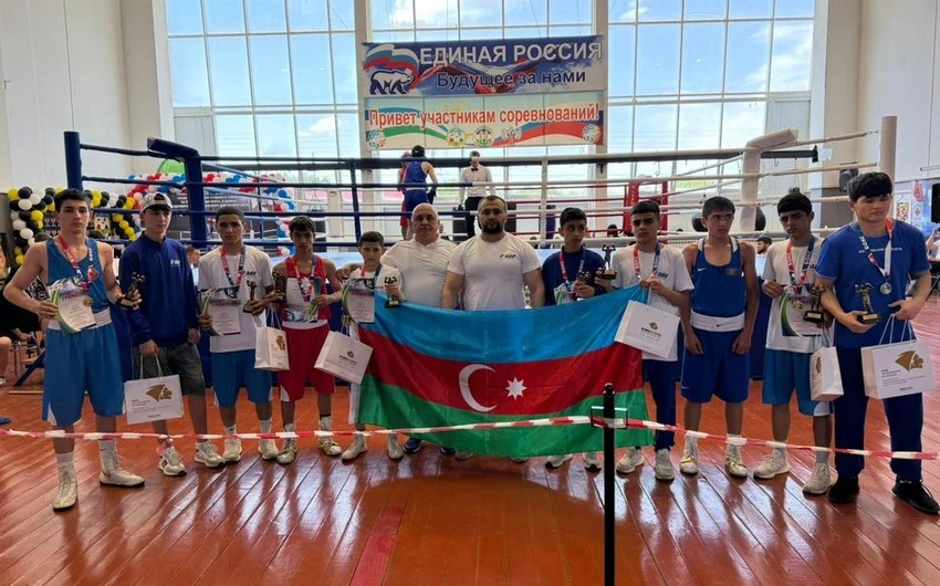 Boksçularımız Rusiyadakı turnirdə 8 qızıl medal qazanıblar