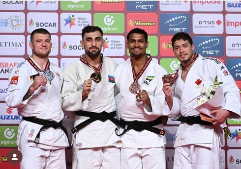 Böyük Dəbilqə: Azərbaycan cüdoçuları son gündə bir dəst medal qazanıblar