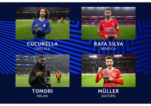 Çempionlar Liqası: Həftənin ən yaxşı futbolçusu adına namizədlər bəlli olub