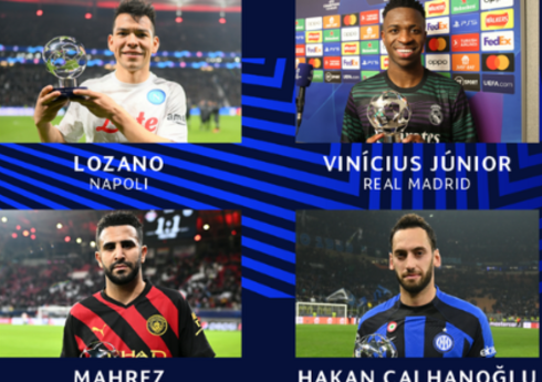 Çempionlar Liqası: Həftənin ən yaxşı futbolçusu adına namizədlər müəyyənləşib
