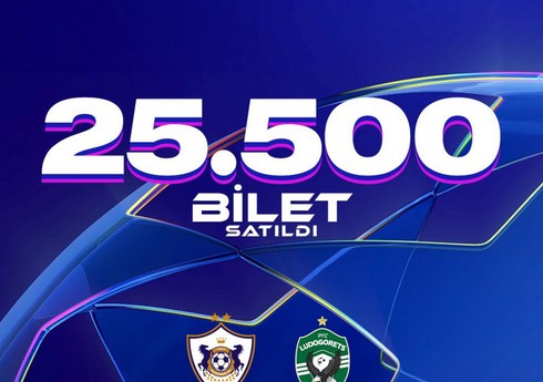 Çempionlar Liqası: "Qarabağ"ın bugünkü oyununa 25 mindən çox bilet satılıb