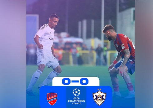 Çempionlar Liqası: "Rakuv" - "Qarabağ" oyununda 2-ci hissə başlayıb