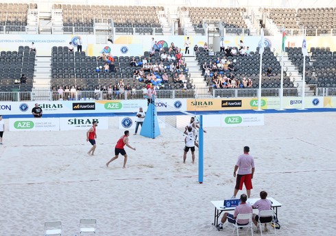 Çimərlik voleybolu üzrə Azərbaycan çempionatının qalibləri müəyyənləşib