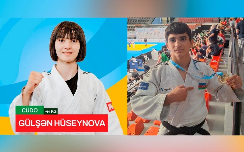 Cüdoçularımız XVIII Avropa Gənclər Yay Olimpiya Festivalında iki qızıl medal qazanıblar