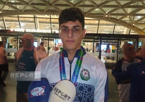 Dünya çempionu olan para-üzgüçü Prezident İlham Əliyevə təşəkkür edib