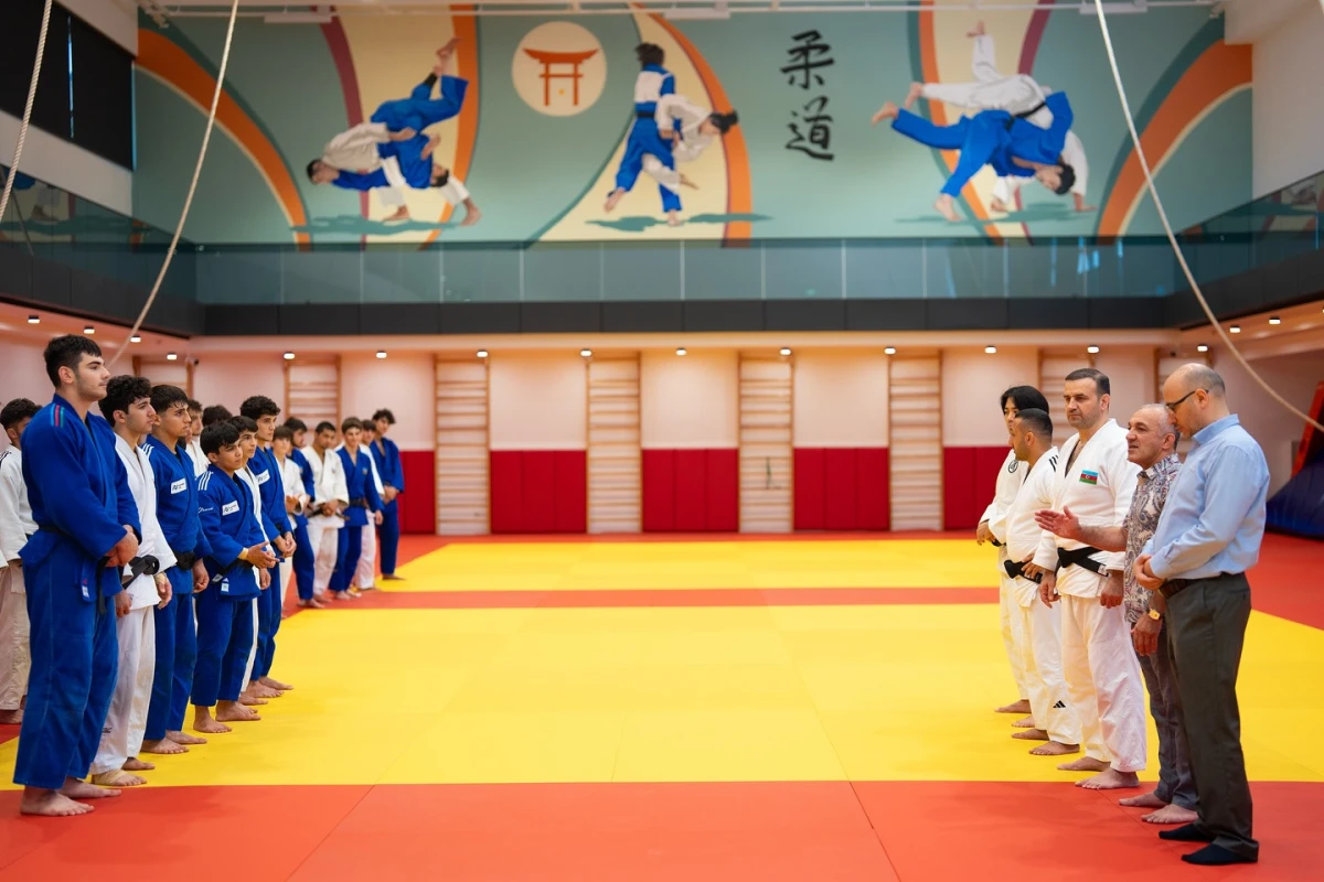 EYOF-da iştirak edəcək cüdoçularla görüş keçirilib - FOTO