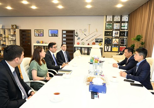 Fərid Qayıbov Malayziya Olimpiya Şurasının prezidenti ilə görüşüb