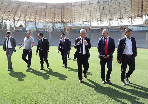 Fernandu Santuş Bakıda idman obyektləri ilə tanış olub