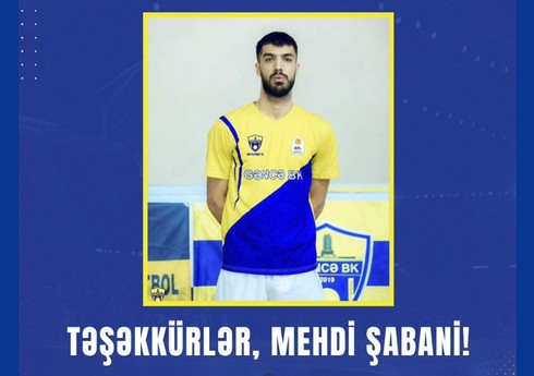 "Gəncə" daha bir basketbolçusu ilə vidalaşıb
