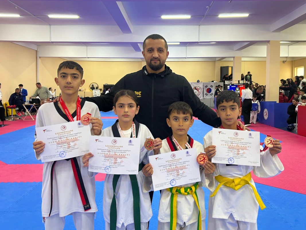 Gürcüstanda Azərbaycan uğuru: Taekvondoçularımızdan 4 medal