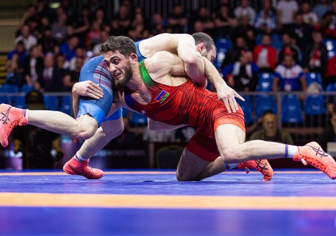 Hacı Əliyev və daha üç güləşçi Avropa çempionatında yarımfinala yüksəlib - YENİLƏNİB