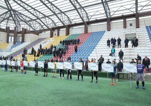 Heydər Əliyevin xatirəsinə həsr olunmuş minifutbol turnirinin açılış mərasimi keçirilib