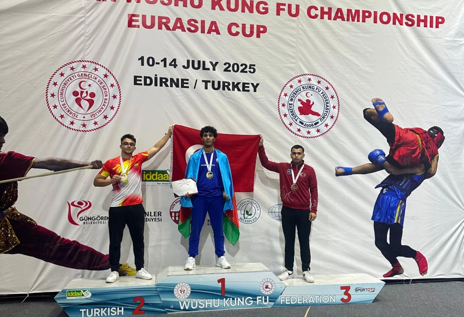 İdmançımız Türkiyədə qızıl medal qazanıb