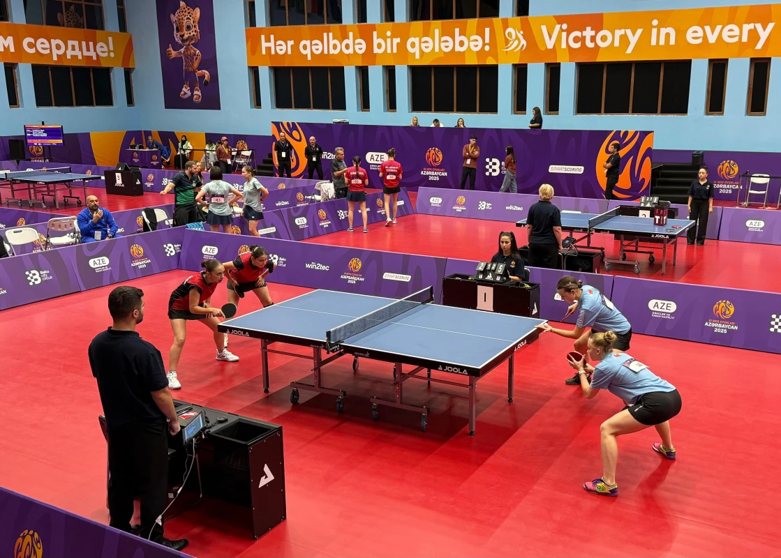 III MDB Oyunları: Stolüstü tennisçilər daha bir mükafat qazanıblar