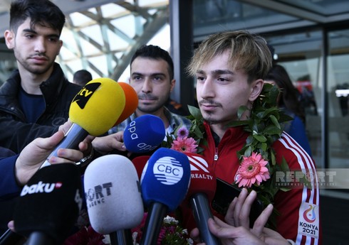 İrəvanda qızıl medal qazanan idmançı: "Avropa çempionatında hər iki ölkəni gözəl təmsil etdik"