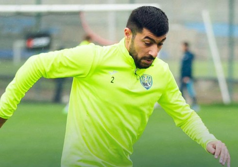 "Kəpəz"in futbolçusu: "Komandamın yanında olmaq üçün məşqlərə tez qoşulmağa çalışacağam"