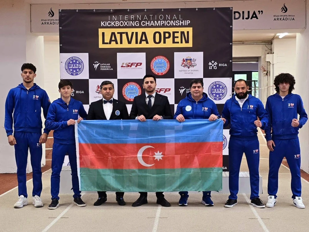Kikboksçularımız Latviyada 3 qızıl və 1 gümüş medal qazanıblar