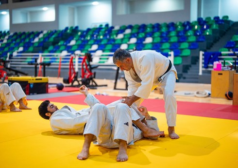 Kişi cüdoçulardan ibarət Azərbaycan millisi Qubada intensiv məşqlərə cəlb ediliblər