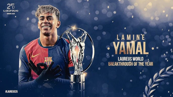 Lamin Yamal “Laureus” mükafatı qazanıb