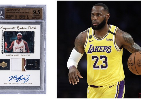 Lebron Ceymsin imzalı ticarət kartı hərracda 1 milyon dollara satılıb