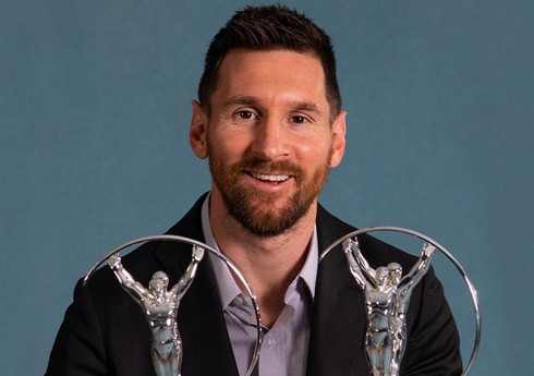 Lionel Messi bir ildə iki “Laureus” mükafatı qazanan ilk futbolçu olub