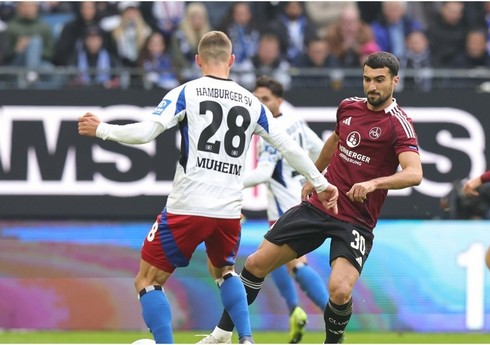 Mahir Emreli "Nürnberq" klubunda növbəti oyununu keçirib, qarşılaşma heç-heçə yekunlaşıb