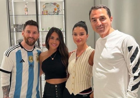 Messi azərbaycanlı iş adamı ilə paylaşım edib