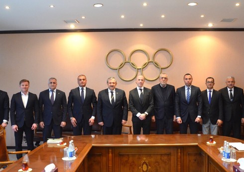 Milli Olimpiya Komitəsində WAKO rəsmiləri ilə görüş olub