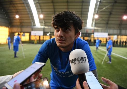 Minaya düşmüş şəxs: "Özümü əlil yox, futbolçu kimi görürəm"