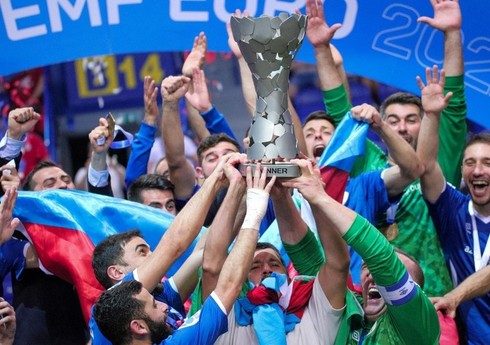 Minifutbol üzrə Azərbaycan millisinin üzvləri fəxri ada layiq görülüblər