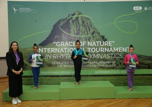 Naxçıvanda bədii gimnastika üzrə beynəlxalq turnir keçirilib