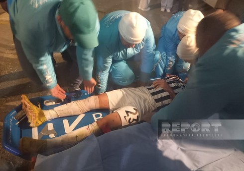 "Neftçi"nin legioneri ciddi zədələnib, xəstəxanaya aparılıb