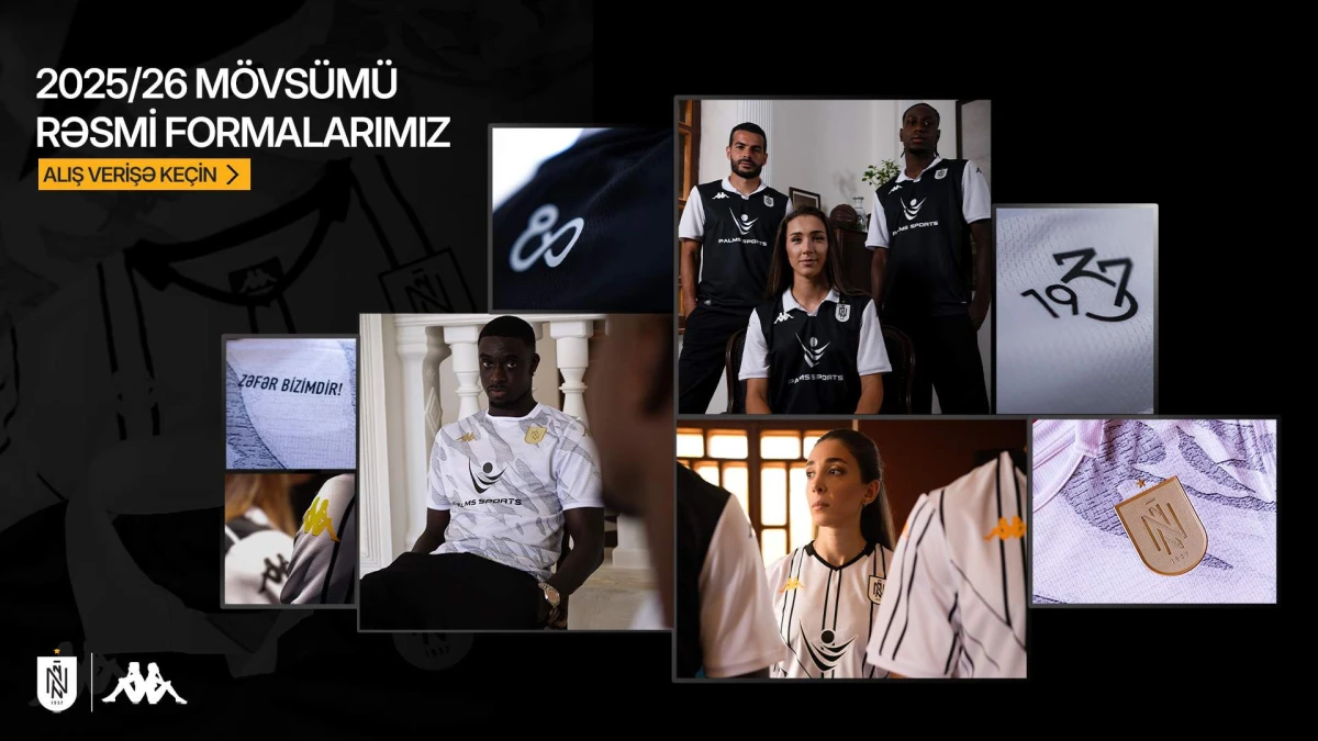 “Neftçi”nin yeni mövsüm formaları satışa çıxarılıb