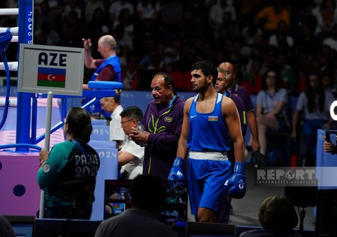 Paris-2024: Azərbaycan boksçusu mübarizəni dayandırıb