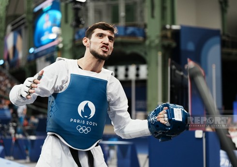Paris-2024: Azərbaycan taekvondoçusu finala yüksəlib - YENİLƏNİB - 2