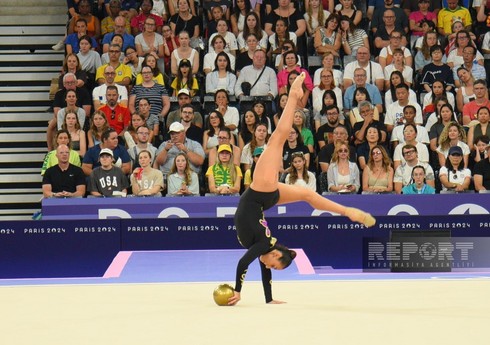 Paris-2024: Azərbaycanın bədii gimnastı mübarizəyə başlayıb