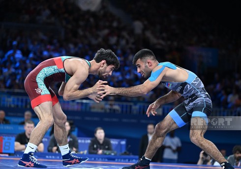 Paris-2024: Azərbaycanın sərbəst güləşçisi məğlub olub