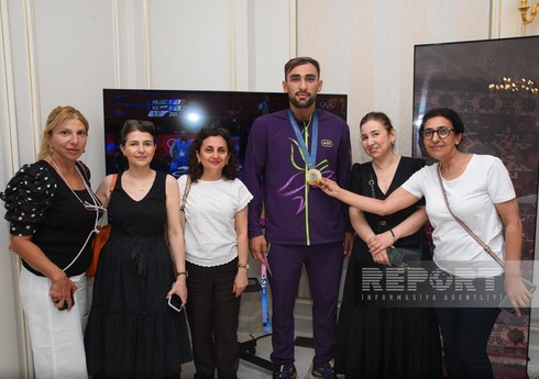 Parisdəki Olimpiya Evində Azərbaycan idmançılarının qələbəsinə həsr olunmuş görüş keçirilib