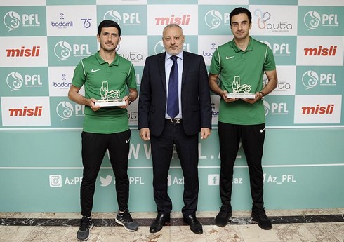 PFL Əliyar Ağayevlə köməkçisini mükafatlandırıb