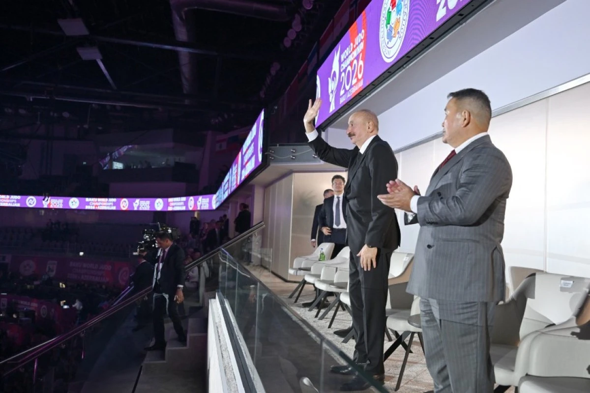 Prezident İlham Əliyev cüdo üzrə dünya çempionatının açılış mərasimini izləyib - YENİLƏNİB