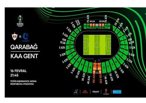 “Qarabağ” – “Gent” oyununun biletləri satışa çıxarılıb