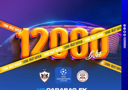 "Qarabağ" - "Linkoln" oyununa indiyədək satılmış biletlərin sayı bəlli olub