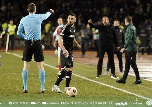 "Qarabağ"ın futbolçusu hakimi təhqir etdiyi üçün cəzalandırılıb