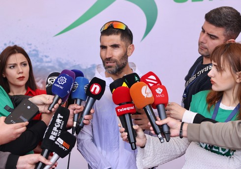 Qəbələ-Xankəndi ultramarafonunun qalibi: "Azərbaycan xalqı bizi çox gözəl qarşıladı"