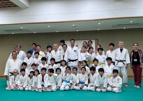 Rüstəm Orucov Yaponiyada cüdo üzrə məşqçilik təlimində iştirak edir