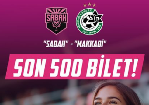 "Sabah" - "Makkabi" oyununun biletləri tükənir