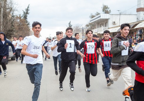 Salyanda "İdman həftəsi" çərçivəsində qaçış marafonu keçirilib