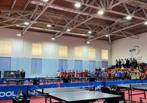 Stolüstü tennis üzrə Azərbaycan birinciliyində komanda yarışlarına yekun vurulub